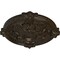 Ekena Millwork Hamilton Ceiling Medallion (Fits Canopies up to 3 3/4"), 17 3/8"OD x 1 3/4"P, Stone Hearth Crackle CM17HASHC - alternate 2